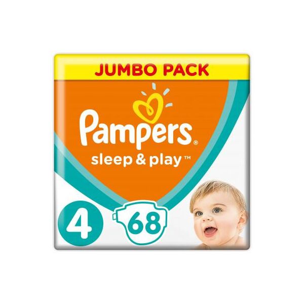 

Подгузник Pampers Sleep & Play Maxi Размер 4 (9-14 кг), 68 шт (4015400203551)
