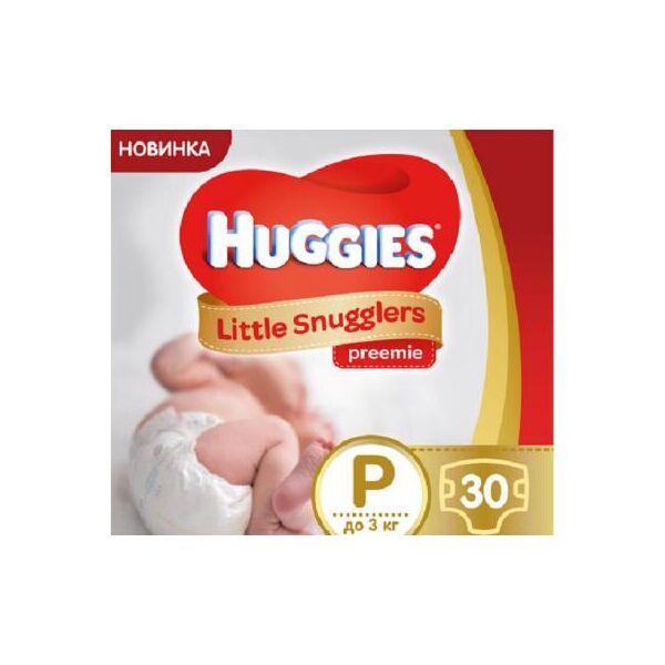

Подгузник Huggies Little Snugglers (до 3 кг) 30 шт (36000673302)