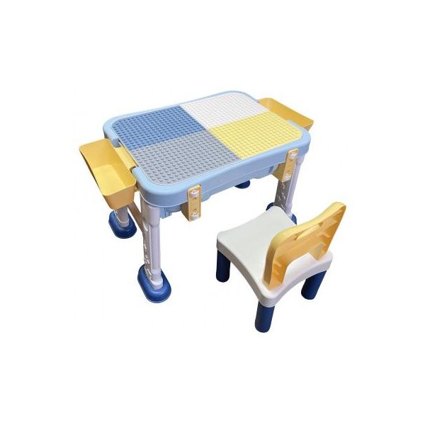

Детский стол Microlab Toys Конструктор Игровой Центр + 1 стул (GT-15)