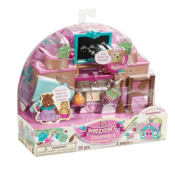 

Игровой набор Li'l Woodzeez Классная комната и игровая площадка 20 аксессуаров (6124Z)