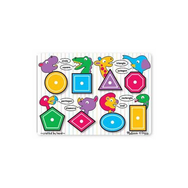 

Развивающая игрушка Melissa&Doug Геометрические фигуры (MD3285)