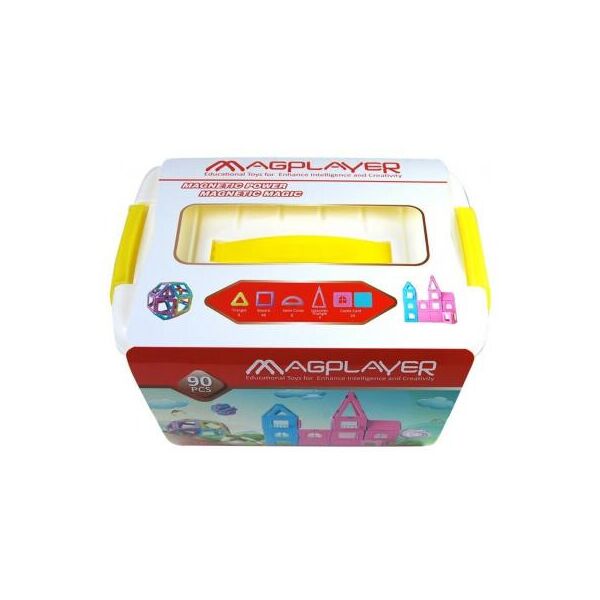 

Конструктор Magplayer магнитный набор бокс 90 эл. (MPT2-90)