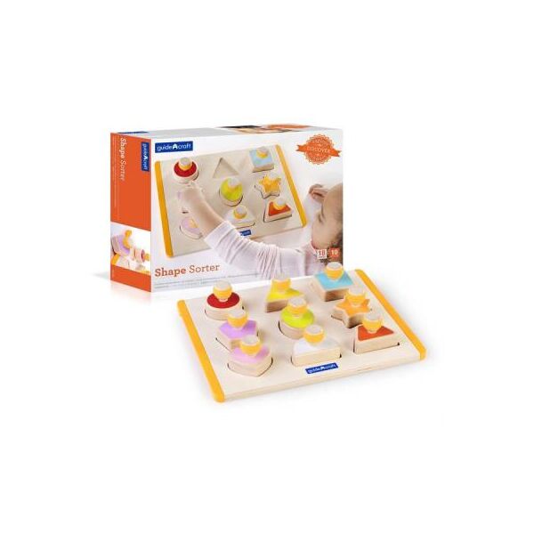 

Развивающая игрушка Guidecraft Сортер Manipulatives Формы с ручками (G6742)