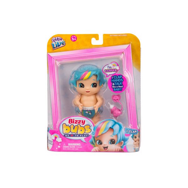 

Игровой набор Moose Інтерактивна лялька Harper, що плескає у долоньки (28534)