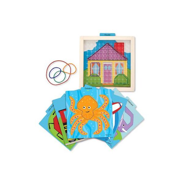 

Развивающая игрушка Melissa&Doug Резиновая шнуровка (MD4373)