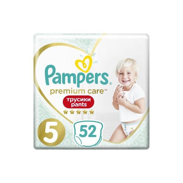 

Подгузник Pampers Premium Care Pants Junior Размер 5 (12-17 кг), 52 шт (8001090760036)