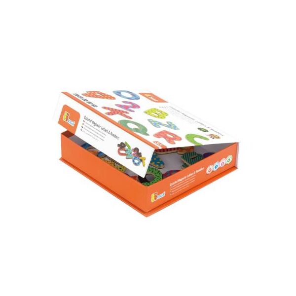 

Развивающая игрушка Viga Toys Буквы и цифры магнитные, набор (59429)