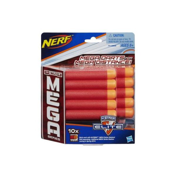 

Игрушечное оружие Hasbro Nerf Мега 10 стрел (A4368)