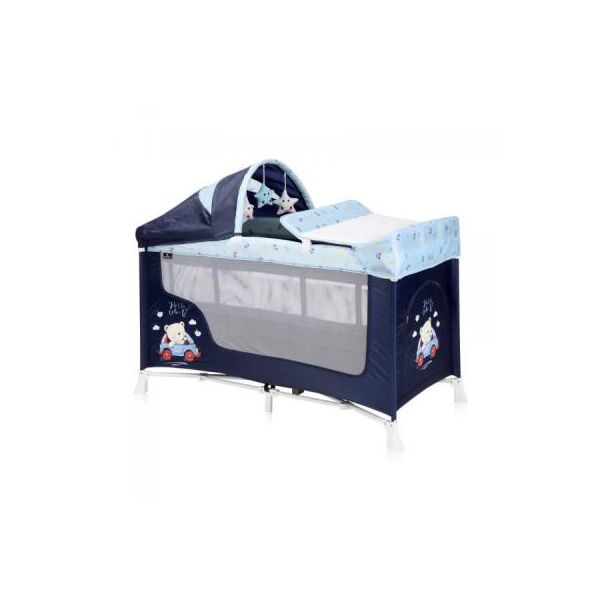 

Детский манеж Lorelli SAN R.2L+blue bear