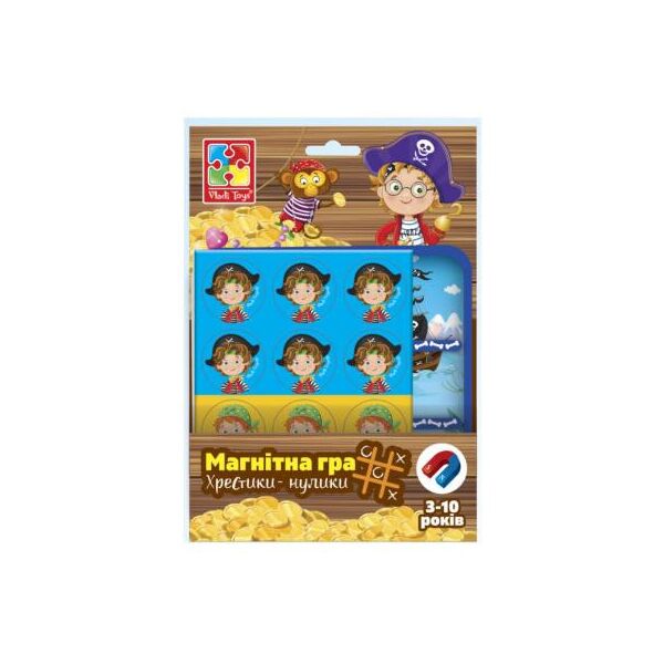 

Развивающая игрушка Vladi Toys Пираты Крестики-нолики (VT3703-06)