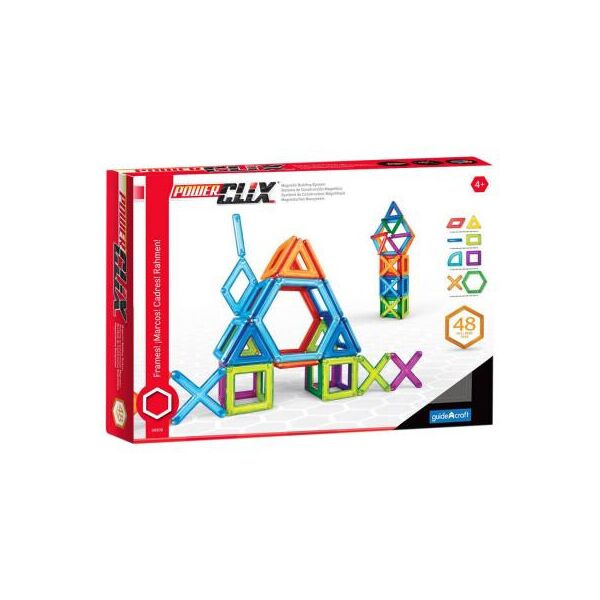 

Конструктор Guidecraft PowerClix Frames, 48 деталей (G9200)