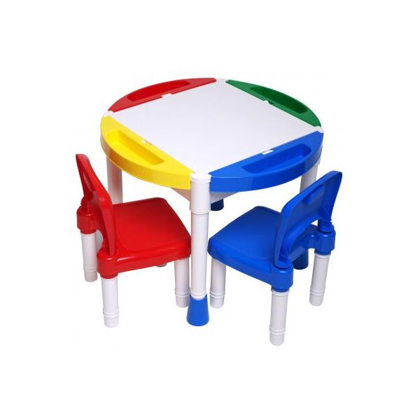 

Детский стол Microlab Toys Конструктор Игровой Центр + 2 стула (GT-14)