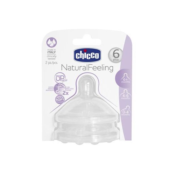 

Соска Chicco силиконовая Step Up New 6 мес+ 2 шт (81047.20)