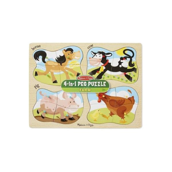 

Пазл Melissa&Doug 4 в 1 Ферма (MD9858)