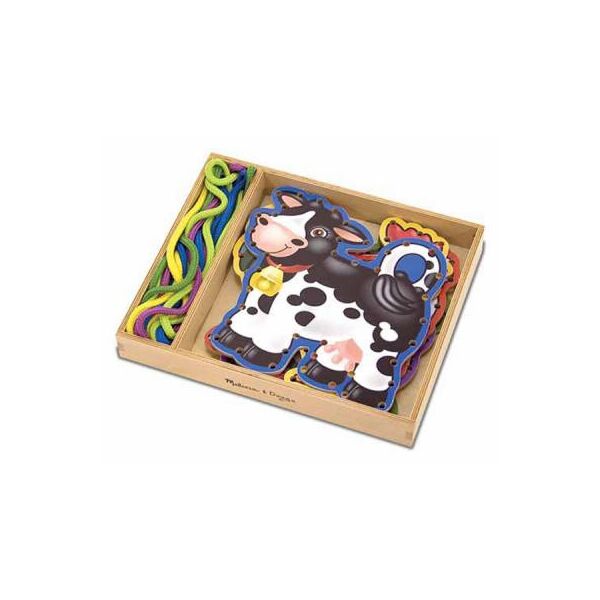

Развивающая игрушка Melissa&Doug Шнуровка Ферма (MD3781)