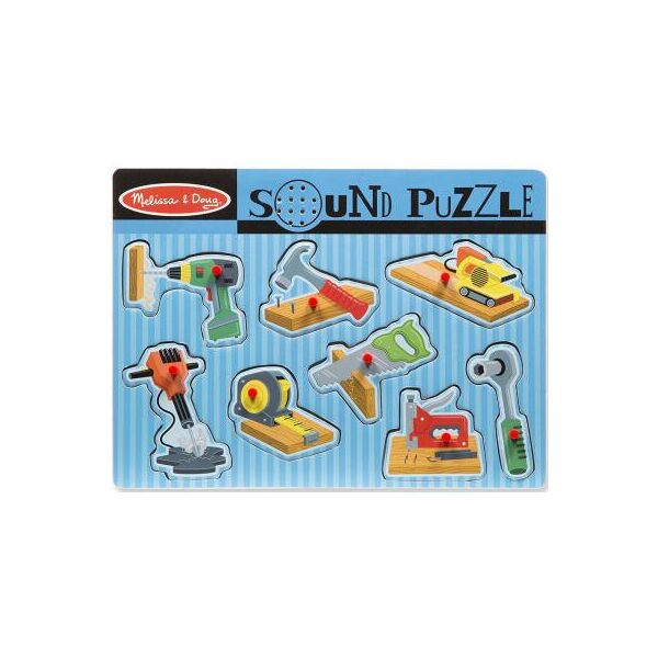 

Развивающая игрушка Melissa&Doug Звуковой пазл "Строительные инструменты" (MD10733)