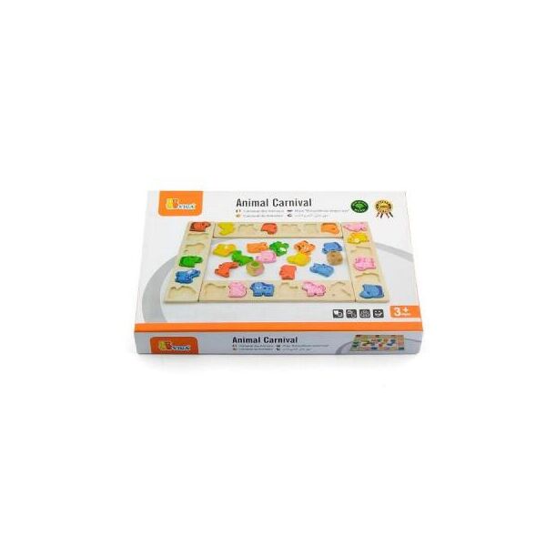 

Развивающая игрушка Viga Toys Игра-сортер Карнавал животных (50450)