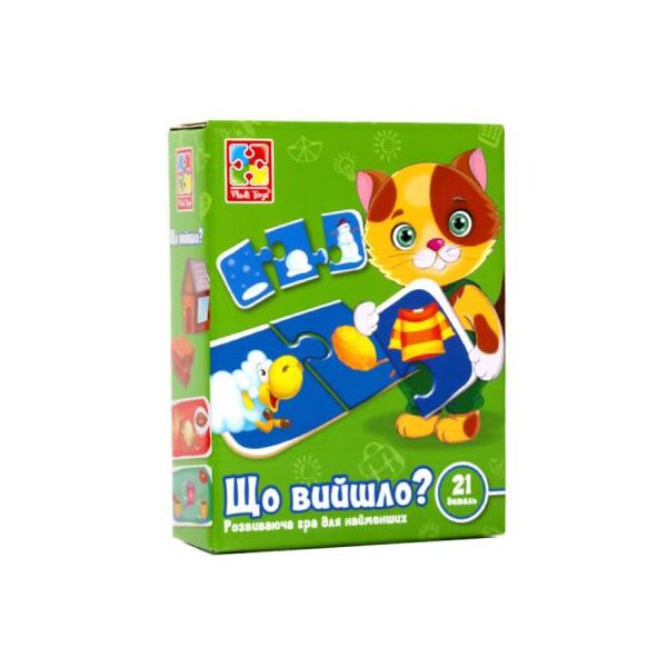 

Развивающая игрушка Vladi Toys Что получилось, украинский язык (VT1804-27)