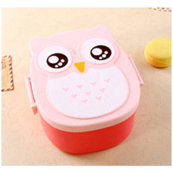

Детский ланч бокс Bento Совушка Розовый