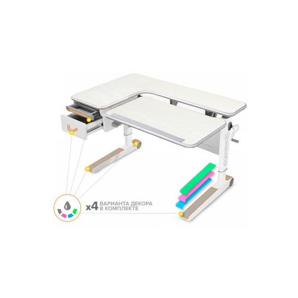 

Парта Mealux Woodville Multicolor TG (BD-850 TG/MC)