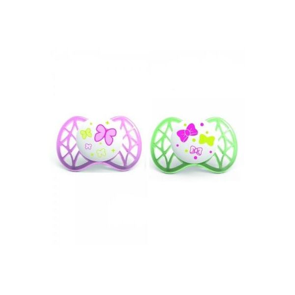 

Пустышка Nuvita Air симметрическая 0м+ 2шт. для девочки (NV7061Girl)