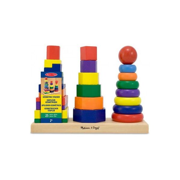 

Развивающая игрушка Melissa&Doug Геометрическая пирамидка (MD10567)
