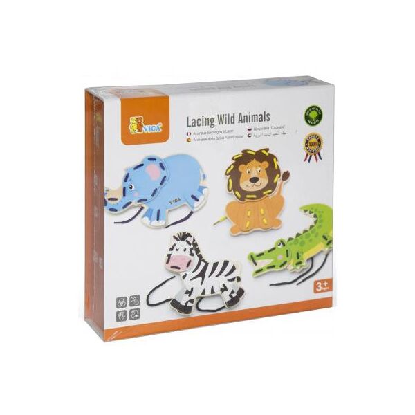 

Развивающая игрушка Viga Toys Дикие животные (51326)