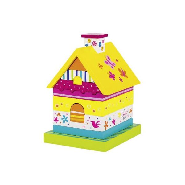 

Развивающая игрушка Goki Пирамидка Домик Susibelle (58549G)