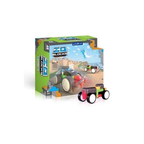 

Конструктор Guidecraft IO Blocks Гоночные машины 48 деталей (G9607)