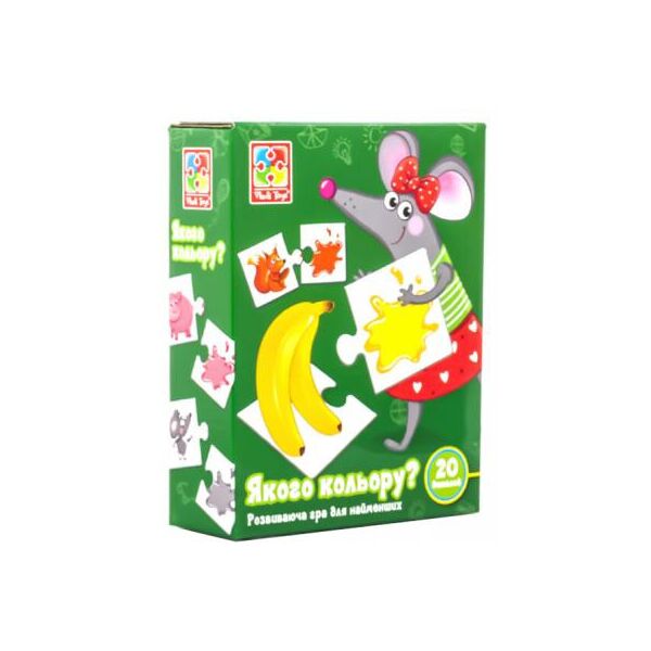 

Развивающая игрушка Vladi Toys Какого цвета , украинский язык (VT1804-29)