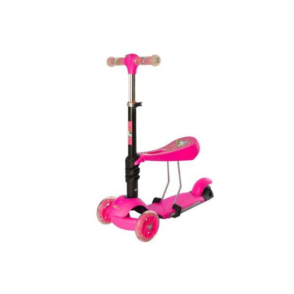 

Скутер iTrike Maxi 5 в 1 розовый (JR 3-076-A pink)