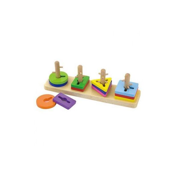 

Развивающая игрушка Viga Toys Головоломка Форма и цвет (50968)