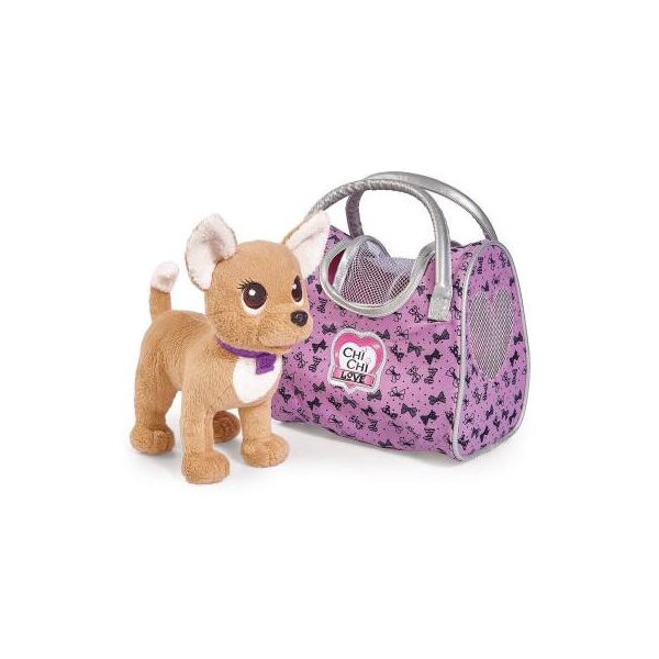 

Мягкая игрушка Simba Chi Chi Love Чихуахуа Фэшн Вояж с ошейником и сумочкой 20 см (5893124)