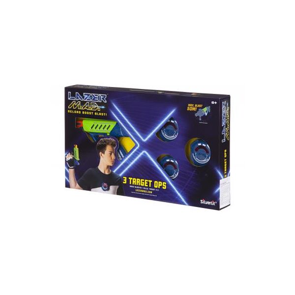 

Игрушечное оружие Silverlit Lazer M.A.D. Тренировочный набор (1 бластер, 3 мишени) (LM-86846)