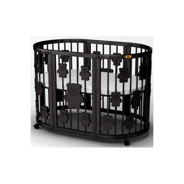

Кроватка Ingvart SMART BED OVAL с мишками венге (2361401)