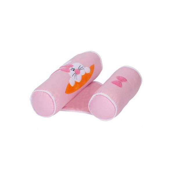 

Пеленальный матрасик Sevi Bebe валик -позиционер для сна, розовый (8692241433208)