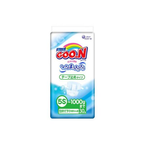 

Подгузник GOO.N для маловесных новорожденных 5S до 1 кг 30 шт (753863)