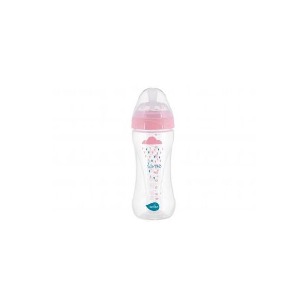 

Бутылочка для кормления Nuvita Mimic Collection 330 мл розовая (NV6051ROSA)