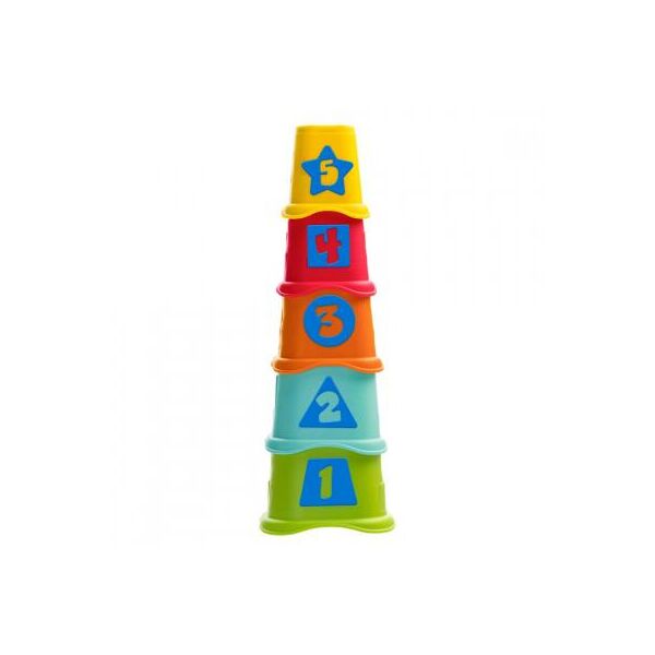 

Развивающая игрушка Chicco Пирамидка Stacking Cups 2в1 (09373.00)