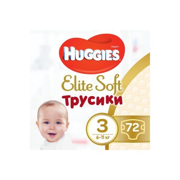 

Подгузник Huggies Elite Soft Pants M размер 3 (6-11 кг) Giga 72 шт (5029053548333)