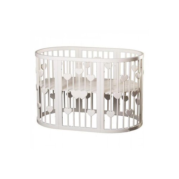 

Кроватка Ingvart SMART BED ROUND с сердечками молочный (1349001)
