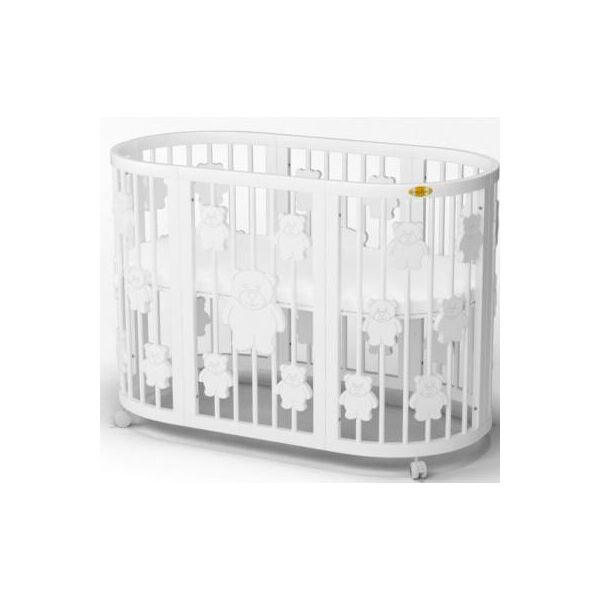 

Кроватка Ingvart SMART BED OVAL с мишками белый (2369003)