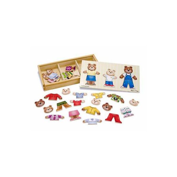 

Развивающая игрушка Melissa&Doug Одень семью медведей (MD3770)