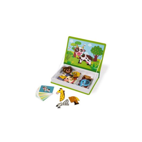 

Развивающая игрушка Janod Магнитная книга Животные (J02723)