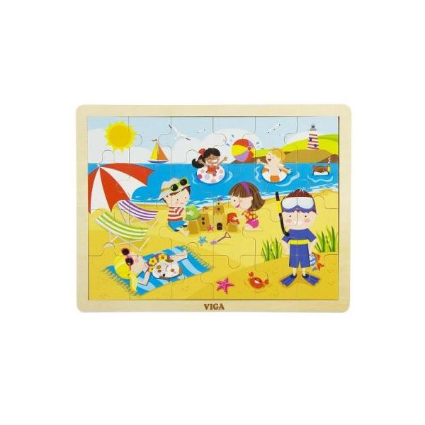 

Пазл Viga Toys Времена года. Лето (51270)