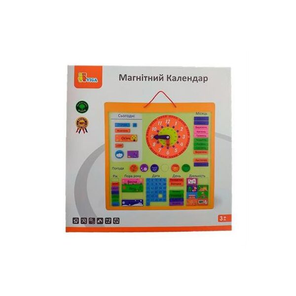 

Развивающая игрушка Viga Toys Календарь магнитный (50377)