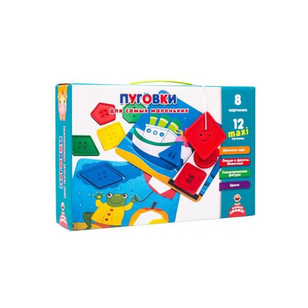 

Развивающая игрушка Vladi Toys Пуговки для самых маленьких, русский язык (VT2905-01)
