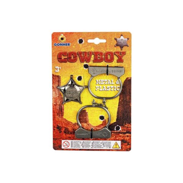 

Игрушечное оружие Gonher наручники Шерифа (323/0)
