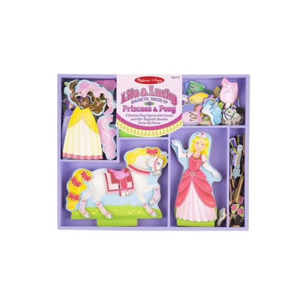 

Игровой набор Melissa&Doug Магнитная одевалка Принцесса и лошадь (MD9281)