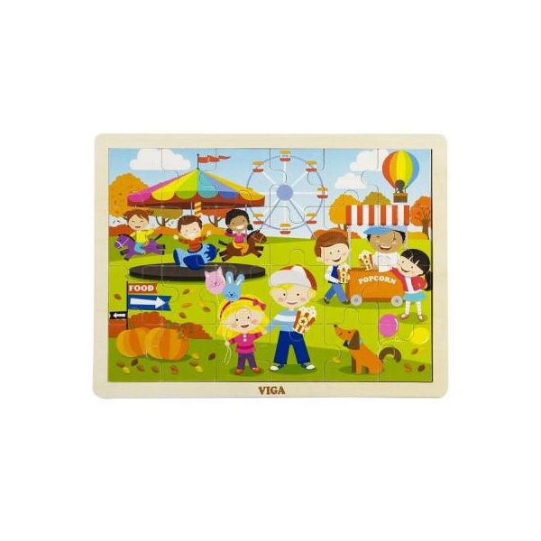 

Пазл Viga Toys Времена года. Осень (51271)